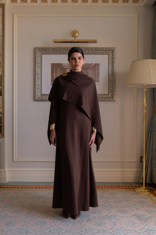 Safra Dress with Scarf