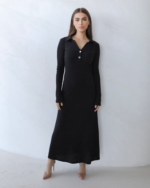 Cambridge Black Knit Dress